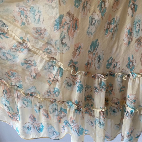 ☁️ Dreamy vintage floral tiered midi dress - Picture 7 of 8